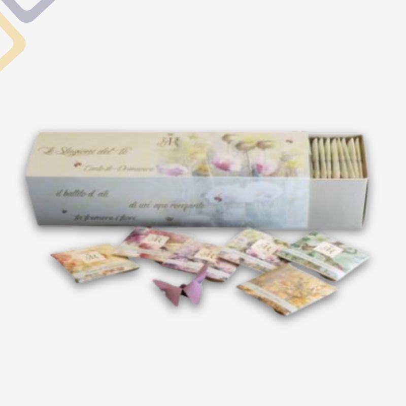 “La Reglette della Primavera” di 48 bustine di te e rooibos