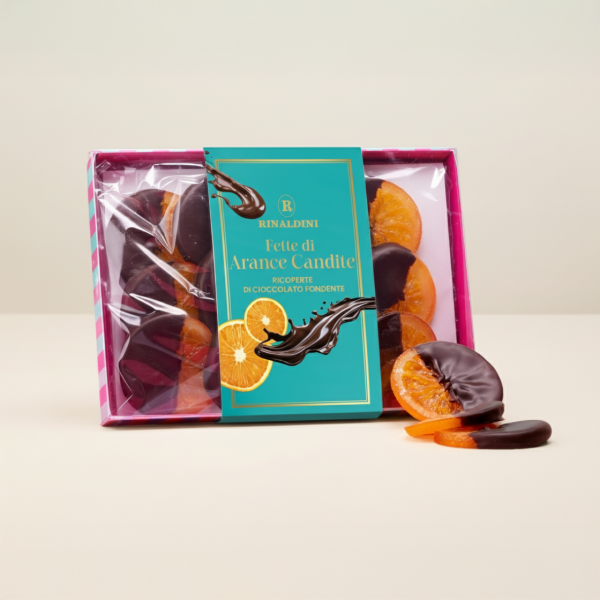 Fette di Arance Candite ricoperte di Cioccolato Fondente - 240g 3
