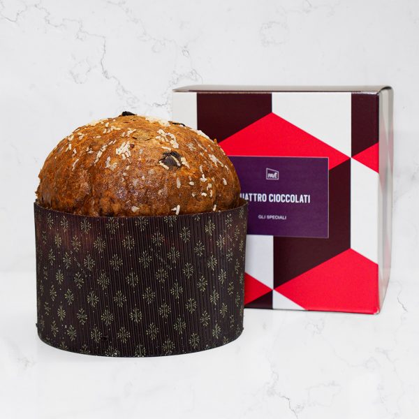 Pavé - Panettone Quattro Cioccolati - 1kg 3