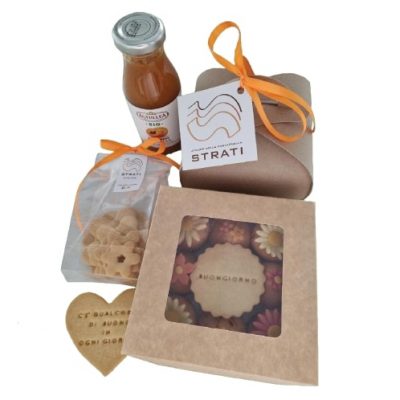Box Colazione creativa con Strati Atelier consegna a domicilio con Cosaporto