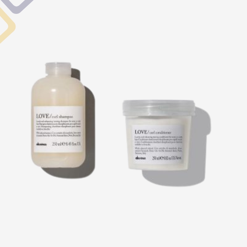 LOVE CURL Shampoo & Conditioner Davines – 2 pezzi