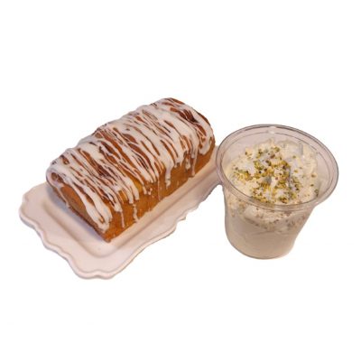 Cinnamon Dream Vegan con mousse a scelta Miss Bake consegna a domicilio con cosaporto