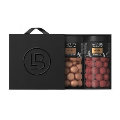 Lakrids Black Box Classic - Caramello Salato & Golden - Lampone Drogheria Europea Consegna a domicilio con cosaporto
