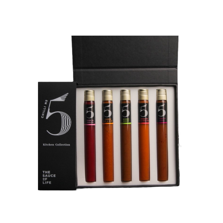 Kitchen Collection Best Hot Sauces Gift Set 25ml x 5 on Cosaporto