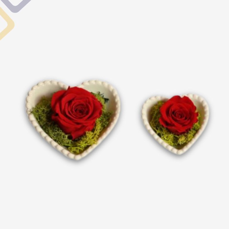 Rosa Stabilizzata In Angelo Di Vetro - Regalo Eterno Per Mamma, Nonna, San Valentino O Natale - Foto 7