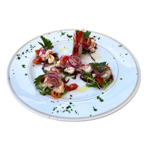 Gamberi alla catalana Trattoria dei pescatori consegna a domicilio con cosaporto