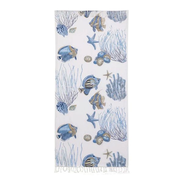 Telo mare in Fouta di Cotone Modello a scelta - 190x190cm 1