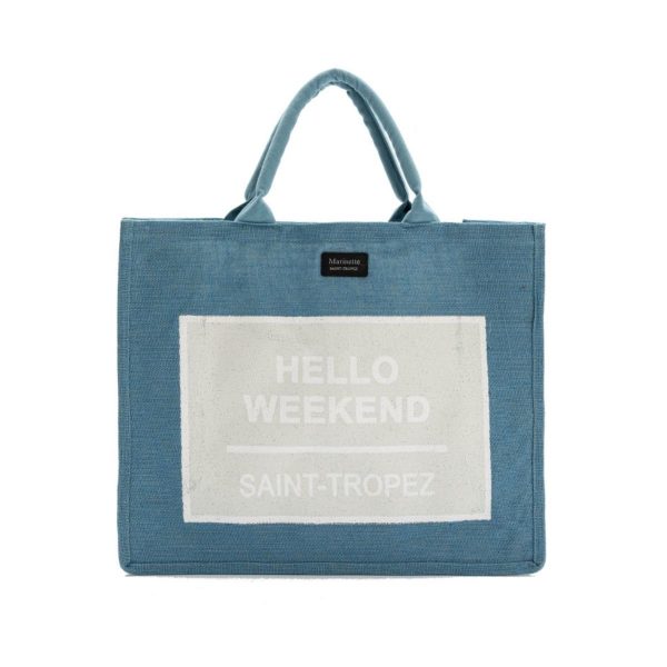 Borsa "Hello Weekend - Happy Summer" Marinette Saint Tropez