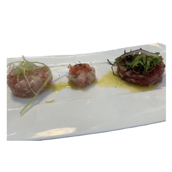 Tris di Tartare da La Paranza