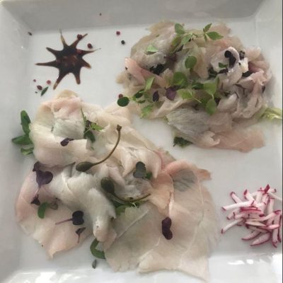 Carpaccio di Ricciola da La Paranza
