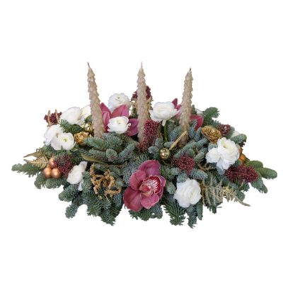 Centrotavola Pink&Gold