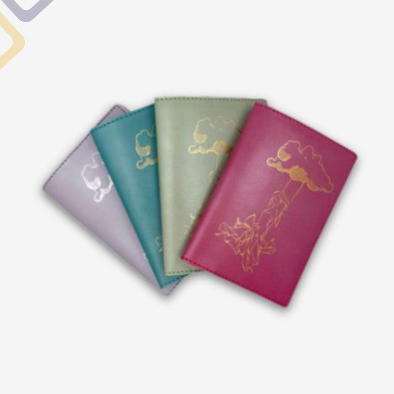 Virgola – Custodia per Passaporto – Lampone/Verde Salvia