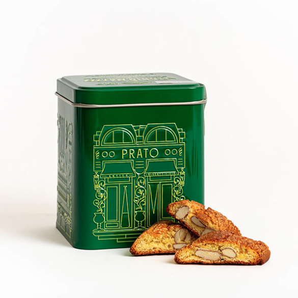 MediMuc Barattolo Verde Per Biscotti – Contenitore In Latta Ad Uso Alimentare, 1,3 L, Con Coperchio A Cerniera E Finestra - 3