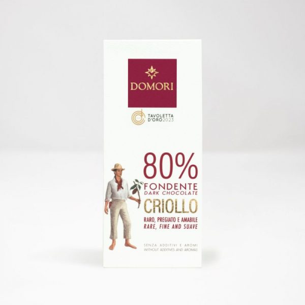 Domori  - Criollo tavoletta di cioccolato fondente 80% 2