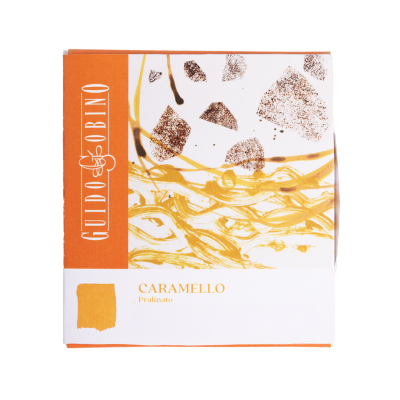 Tavoletta di cioccolato con granella di caramello pralinato 1