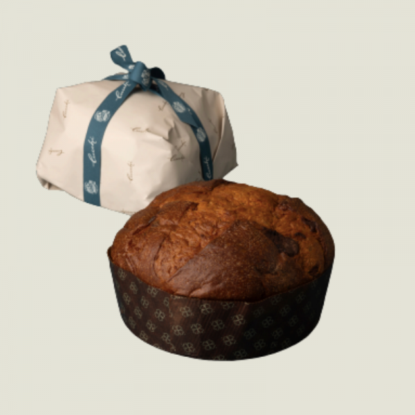 Panettone al gianduia della pasticceria Cucchi - 1kg 1
