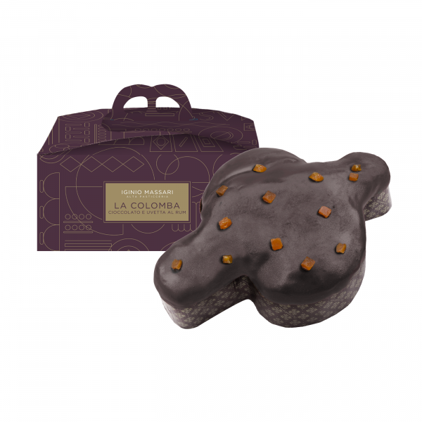 La Colomba al Cioccolato e Uvetta al Rum  di Iginio Massari - 1kg 1