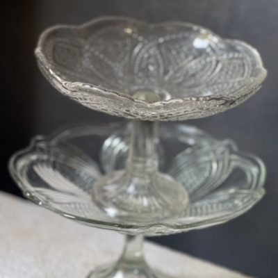 Alzata Vintage in Vetro Anni ’50 3